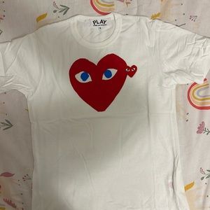 Comme des Garcons play heart T-shirt size S